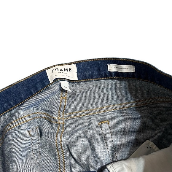 Frame Denim Men's Blue Jeans - Picture 6 of 8
